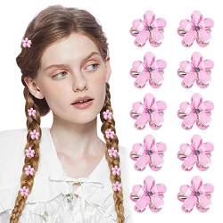 Perlenhaarspangen - 10 Stück Haarspangen mit Blumenperlen | Praktisches Haarstyling-Werkzeug für Frauen, Mädchen, Geburtstag und Hochzeitsfeier Fanelod von fanelod