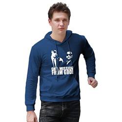 fangs Blues Brothers On A Mission from God Hoodie Movie Vintage Quote Hoodie Hoodie for Men Hoodie L Navy M von fangs