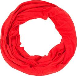fashionchimp ® BASIC-Loop für Damen und Herren in angesagten Trendfarben, Jersey-Design, Schlauchschal (Rot) von fashionchimp