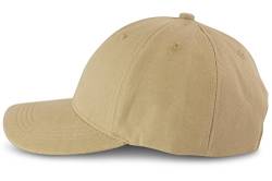 fashionchimp Baseball Basic-Cap in verschiedenen Uni-Farben, Unisex 6-Panel Cap, Kappe (Beige) von fashionchimp