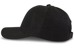 fashionchimp Baseball Basic-Cap in verschiedenen Uni-Farben, Unisex 6-Panel Cap, Kappe (Schwarz) von fashionchimp