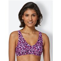 Witt Damen Bikini-Oberteil, fuchsia + fuchsia-gemustert von feel good