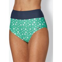 Witt Damen Bikini-Slip, blaugrün-getupft von feel good