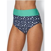 Witt Damen Bikini-Slip, dunkelblau-getupft von feel good