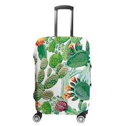 fifbird Sukkulenten Kaktus Gepäckhülle Reisekoffer-Schutz, elastisch, waschbar, Größe M, Siehe Abbildung, M, Kofferabdeckung von fifbird