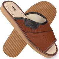 filsko Hausschuhe Herren Open-Toe Hausschuh (1 Paar, mit EVA Laufsohle) Memory-Foam von filsko