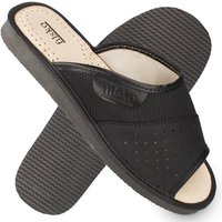 filsko Hausschuhe Herren Open-Toe Hausschuh (1 Paar, mit EVA Laufsohle) Memory-Foam von filsko