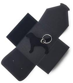filzschneider Schlüsselanhänger aus Filz - Hund - schwarz - als besonderes Geschenk von filzschneider