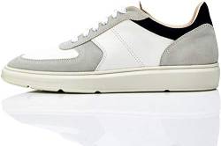 FIND Fletcher, Herren Sneaker, Weiß (White/ Navy White/ Navy), 39 (6/6.5 UK) von find.