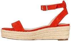 FIND Two Part Suede Espadrille, Espadrilles, Orange (Orange), 41 EU (8 UK) von find.