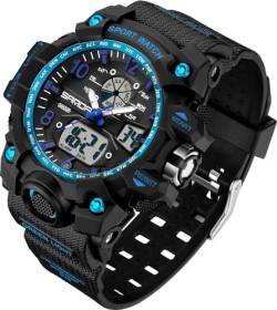 Digitale Armbanduhr Damen Sportlich 5ATM Wasserdicht Militär Uhr Kinder Digitaluhr für Jungen Mädchen Analog Digital Sportuhr LED Multifunktions Damenuhr mit Wecker Datum Stoppuhr Outdoor von findtime