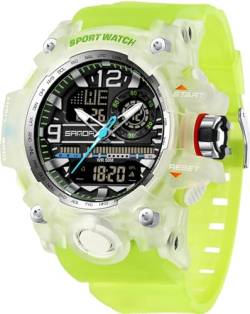 Herren Militär Uhr Digital Sportuhr Outdoor Armbanduhr Herren mit Wecker Datum Digitaluhr für Jugendliche Tactical Watch Herrenuhren 50M Wasserdicht 12/24 Stunden von findtime