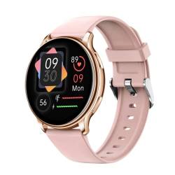 Herren-Smartwatch, Fitness-Armbanduhr für Herren/Damen, Bluetooth-Anrufzifferblatt/Herzfrequenz/VC32, Blutsauerstoff/Blutdruck/Schlaf/weibliche Gesundheitsmonitor, kompatibel mit Android iOS, rose von findtime