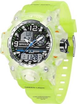 Uhr Damen Digitale Armbanduhr Damen mit Wecker Kalender LED Digitaluhr Mädchen Jungen 50M Wasserdicht Military Watch Stoppuhr 12/24 Stunden Kinderuhr Digital und Analog Sportuhren von findtime