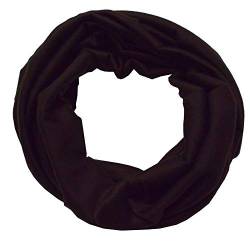 flevado Multifunktionstuch Halstuch Kopftuch Schal Schlauchtuch in verschiedenen Farben (dunkelbraun) von flevado