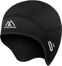 flintronic Wintermütze, Helm-Unterziehmütze, Winddicht Fahrrad Mütze, Atmungsaktive Radmütze, Warm Bike Cap, Laufmütze für Damen Herren, für Skifahren Wandern Radfahren von flintronic