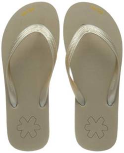 flip*flop Originals Metallic Damen Zehentrenner, Braun (taupe 8003), 36 EU von flip*flop