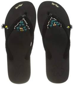 flip*flop Originals Triangle Damen Zehentrenner, Schwarz (black 0000), 37 EU von flip*flop