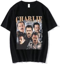 Team Charlie Swan T Shirt Billy Burke Graphic Printed Tshirts Men Cotton Short Sleeve Tee Shirt Vintage Clothing Size L von fois