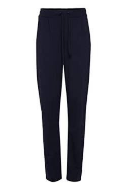 fransa 20605622 Damen Stoffhose Chinohose Sweatpants Relaxhose mit Stretch und Kordeln Regular Fit, Größe:2XL, Farbe:(NOOS) Dark Peacoat (60468) von fransa