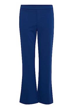 fransa 20611825 Damen Hose Stoffhose Pant Wide Leg Regular Fit Regular Waist, Größe:34, Farbe:Bellwether Blue (193943) von fransa