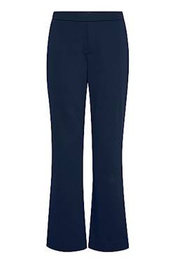 fransa 20611825 Damen Hose Stoffhose Pant Wide Leg Regular Fit Regular Waist, Größe:36, Farbe:Dark Peacoat (194010) von fransa