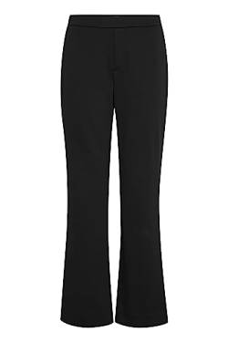 fransa 20611825 Damen Hose Stoffhose Pant Wide Leg Regular Fit Regular Waist, Größe:38, Farbe:Black (200113) von fransa