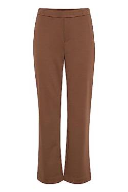 fransa 20611825 Damen Hose Stoffhose Pant Wide Leg Regular Fit Regular Waist, Größe:40, Farbe:Carafe (191116) von fransa