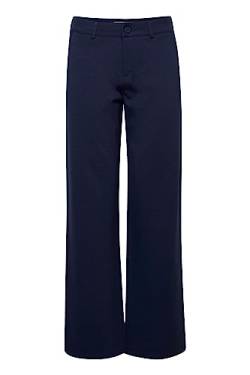 fransa 20611866 Damen Hose Stoffhose Pants Wide Leg Regular Waist, Größe:36, Farbe:Dark Peacoat (194010) von fransa