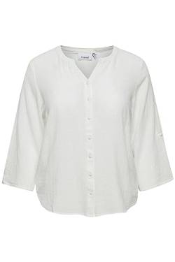 fransa FPBOBBI BL 1-20612276 Damen Bluse aus Leinenmix, Größe:50, Farbe:Antique (110602) von fransa