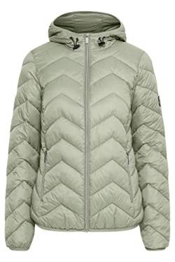 fransa FRBAPADDING Damen Steppjacke Übergangsjacke Jacke Kapuze mit Gummizug leicht gefüttert, Größe:S, Farbe:Desert Sage (160110) von fransa