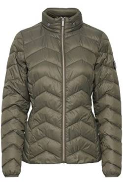 fransa FRBAPADDING Damen Steppjacke Übergangsjacke Jacke kurz mit Stehkragen, Größe:S, Farbe:Hedge (180515) von fransa