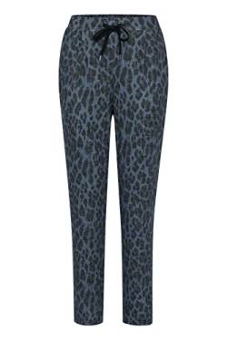fransa FRDefauna Damen Sweathose Sweatpants Relaxhose Pants mit Print und Kordeln Regular Fit, Größe:XL, Farbe:Bering Sea Mix (200873) von fransa