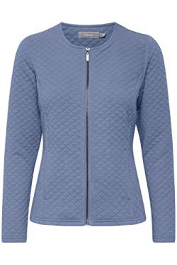 fransa FRFECARDI 1 Cardigan Damen Übergangsjacke Jacke mit Rundhalsausschnitt Regular-Fit, Größe:M, Farbe:Infinity (174015) von fransa