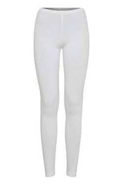 fransa FRKokos Damen Leggings Hose Stoffhose elastisch Stretch Skinny Fit Basic, Größe:M, Farbe:White (60002) von fransa