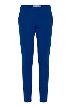 fransa FRLano Damen Hose Stoffhose Pant mit Stretch Slim Fit Mid Waist, Größe:36, Farbe:Bellwether Blue (193943) von fransa