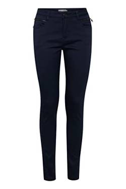 fransa FRLomax Damen Stoffhose Hose Pant 5-Pocket mit Stretch Tokyo Tight Fit, Größe:42, Farbe:Dark Peacoat (194010) von fransa