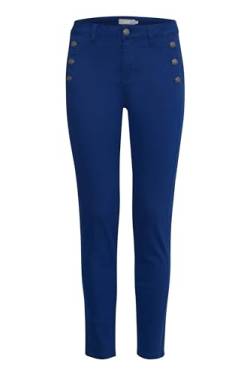 fransa FRMAX PA 1 Damen Hose Stoffhose mit Stretch-Anteil Tight-Fit, Größe:40, Farbe:Bellwether Blue (193943) von fransa