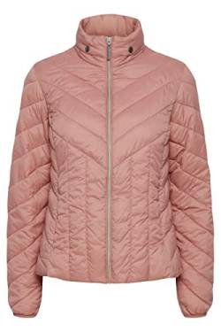 fransa FRPADMA Damen Steppjacke Übergangsjacke Jacke mit Stehkragen tailliert geschnitten mit Reißverschluss, Größe:L, Farbe:Ash Rose (171514) von fransa