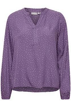 fransa FRSILJA BL 1-20611658 Damen Bluse, Größe:XL, Farbe:Purple Haze Mix E (202110) von fransa
