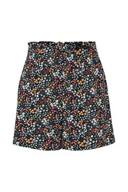 fransa FRSUN SHO 1 Damen Chino Shorts Bermuda Kurze Hose Regular-Fit mit floralem Allover-Print, Größe:XL, Farbe:Navy Blazer Mix (200119) von fransa