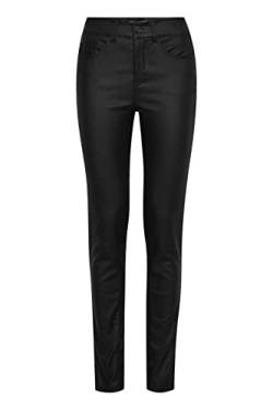 fransa FRTalin Damen Hose Stoffhose Pant mit Stretch Slim Fit Mid Waist, Größe:36, Farbe:Black (200113) von fransa