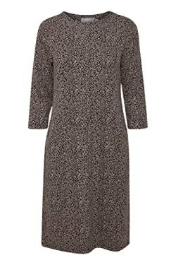 fransa FRVAR Damen Freizeitkleid Kleid mit 3/4 Ärmeln und seitlichen Eingriffstaschen, Größe:S, Farbe:Silver Mink Mix (201450) von fransa