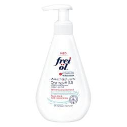 frei öl MED Wasch&DuschCreme pH 5,5 seifenfrei, rückfettend, effektive und sanfte Körperpflege, ph-hautneutral, zarter Duft, 250 ml von frei öl