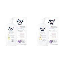 frei öl PflegeÖl, Hautpflege-Spezialist gegen Narben, Dehnungsstreifen und Pigmentflecken, Körperöl, Mikrobiom-freundlich und vegan, 125 ml (Packung mit 2) von frei öl