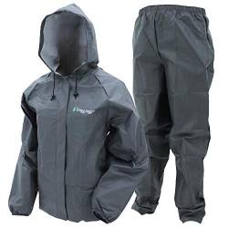 FROGG TOGGS Herren Ultra-lite2 Regenanzug, wasserdicht, atmungsaktiv Regenbekleidung, Carbon, XX-Large von frogg toggs