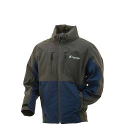 frogg toggs Herren II, kompatibel Co Puffjacke und Westeneinlagen Pilot 2 Guide Regenjacke, wasserdicht, atmungsaktiv, Staubblau/Schiefer von frogg toggs