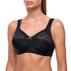 frugue Damen BH ohne Bügel Minimizer Große Größen Schwarz EU 110F von frugue