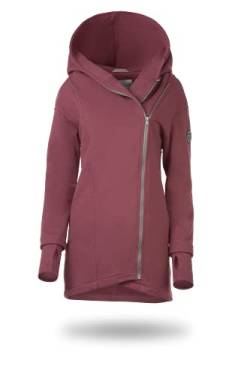 fun2bemum Kaya 3in1 Tragemantel Tragejacke Umstandsmantel vorne/hinten Rose Brown (XS/S) von fun2bemum