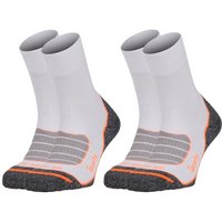 Funktionssocken Wandersocken Trekkingsocken mit mittelstarker Polsterung Coolmax funktionsocken sport socken damen outdoor socken herren (Beutel, 2 Paar) mit anatomischer Polsterung spezielle Polsterung im Fersen- und Ballenbereich von gabriel najdorf